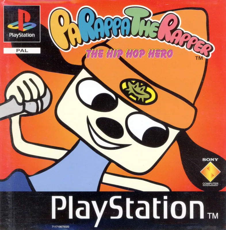 Europe box art for PaRappa the Rapper