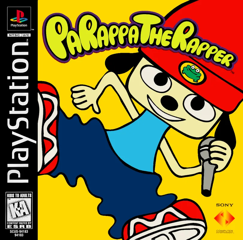 North America box art for PaRappa the Rapper