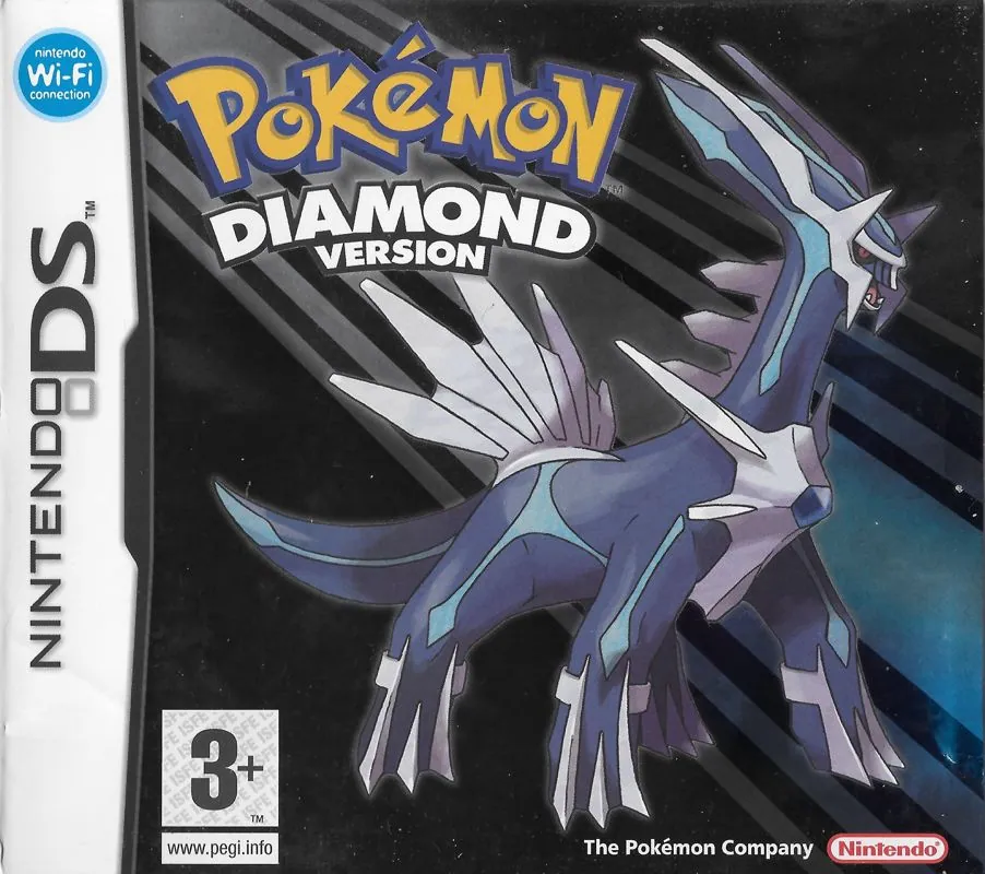 Europe box art for Pokémon Diamond Version