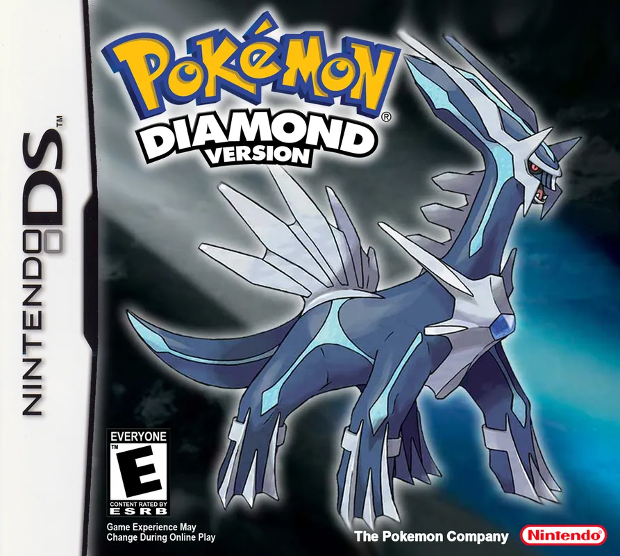 North America box art for Pokémon Diamond Version