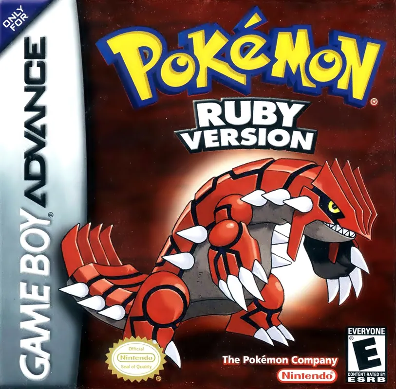 North America box art for Pokémon Ruby Version