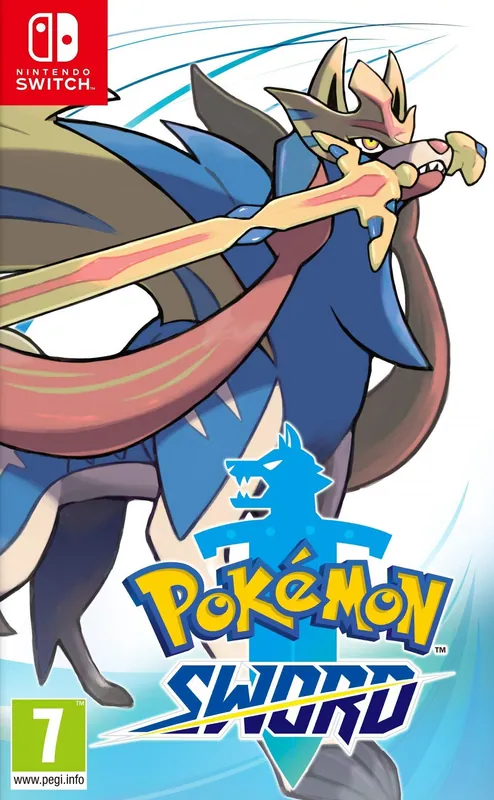 Europe box art for Pokémon Sword