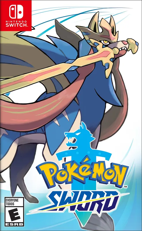 North America box art for Pokémon Sword