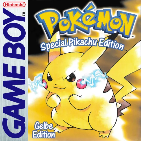 Europe box art for Pokémon Yellow Version: Special Pikachu Edition