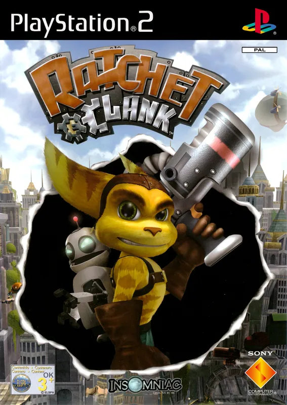 Europe box art for Ratchet & Clank