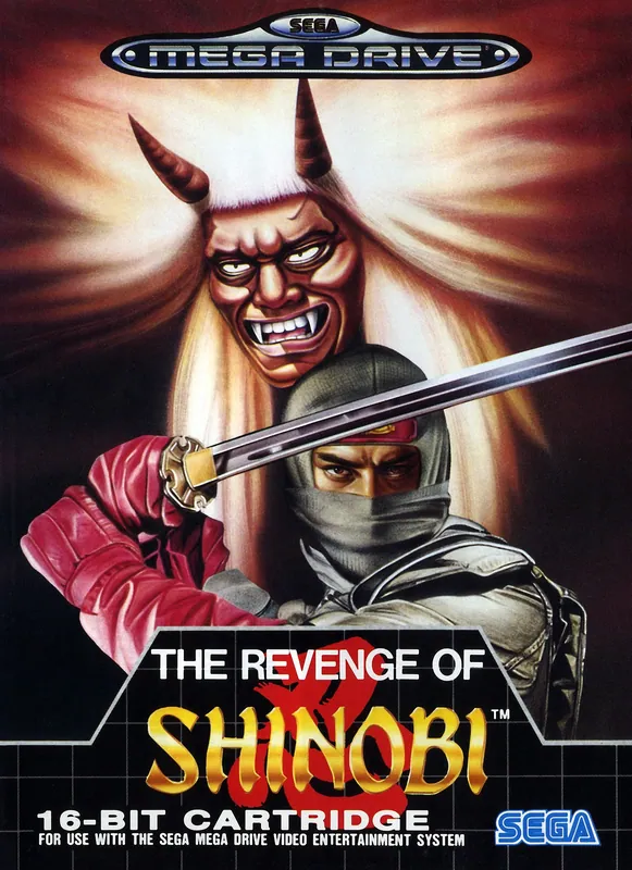 Europe box art for The Revenge of Shinobi