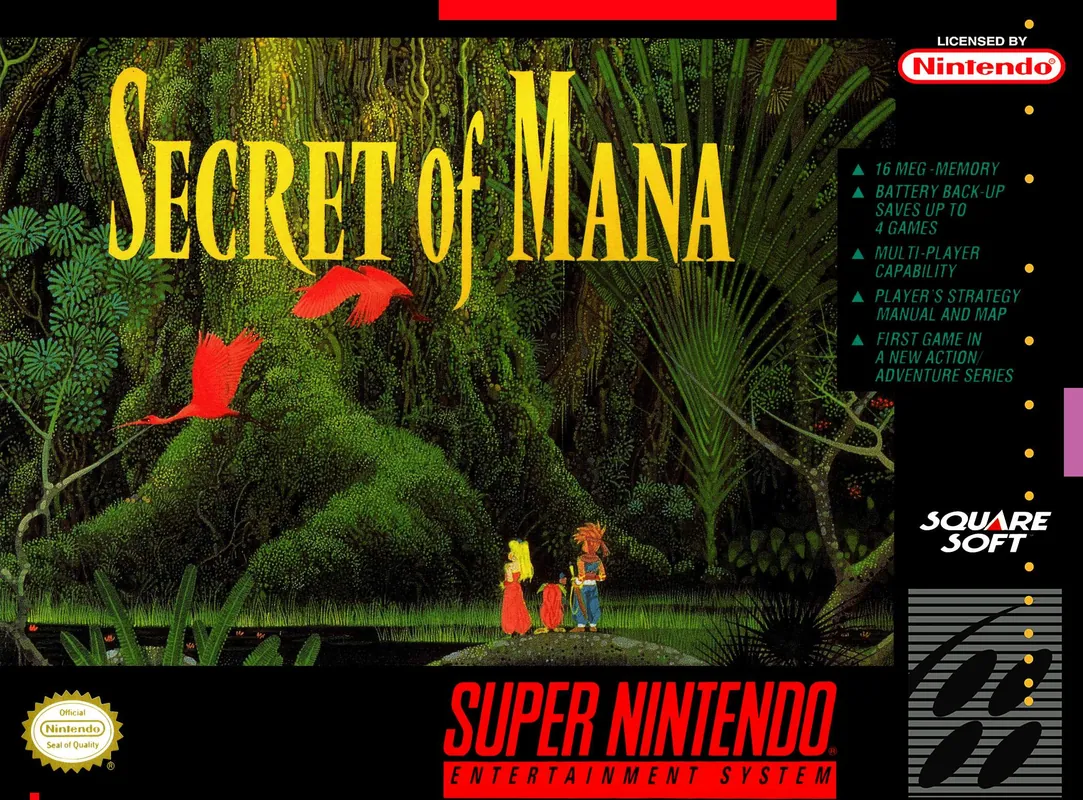 North America box art for Secret of Mana