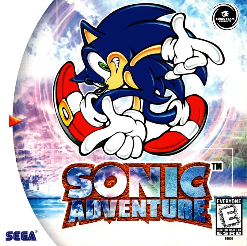 North America box art for Sonic Adventure