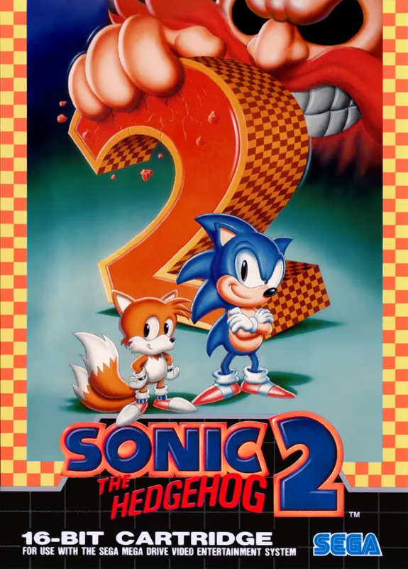 Europe box art for Sonic the Hedgehog 2