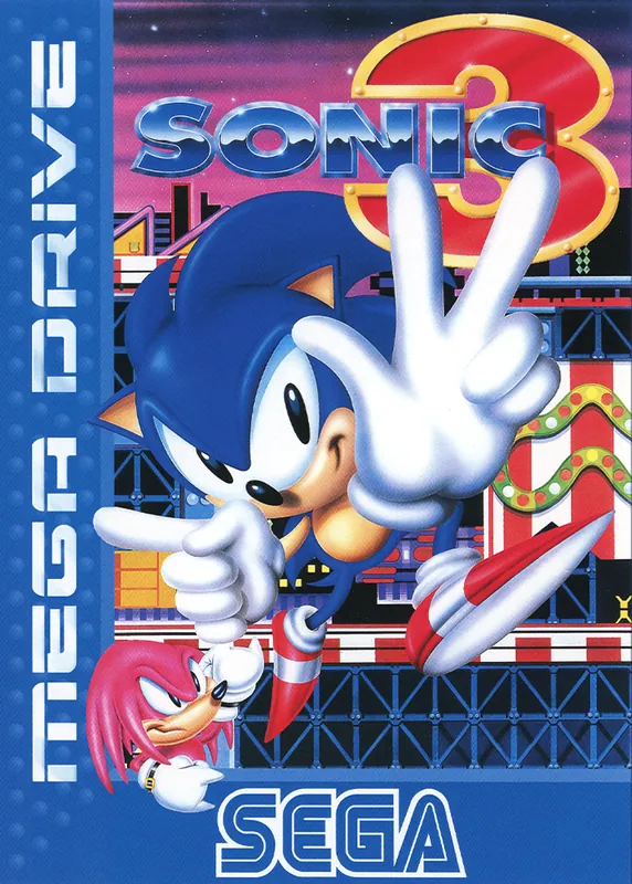 Europe box art for Sonic the Hedgehog 3
