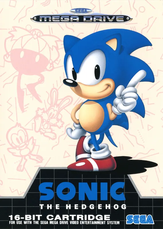 Europe box art for Sonic the Hedgehog