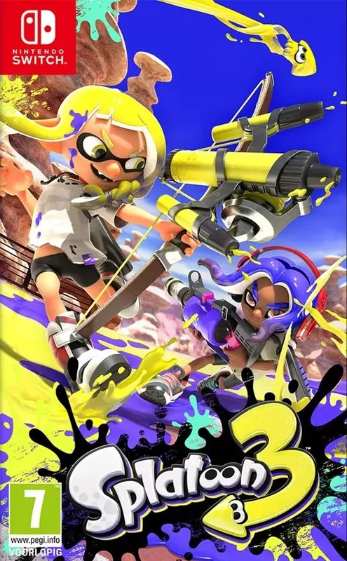 Europe box art for Splatoon 3