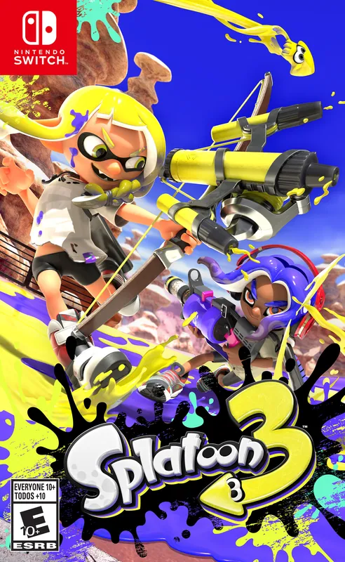 North America box art for Splatoon 3