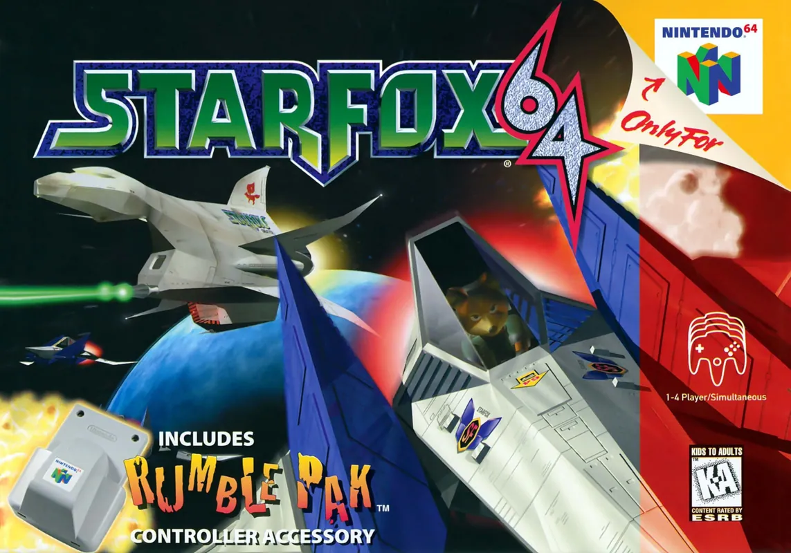 North America box art for Star Fox 64