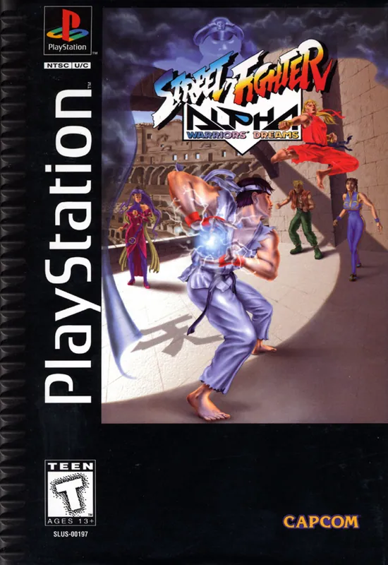North America box art for Street Fighter Alpha: Warriors' Dreams