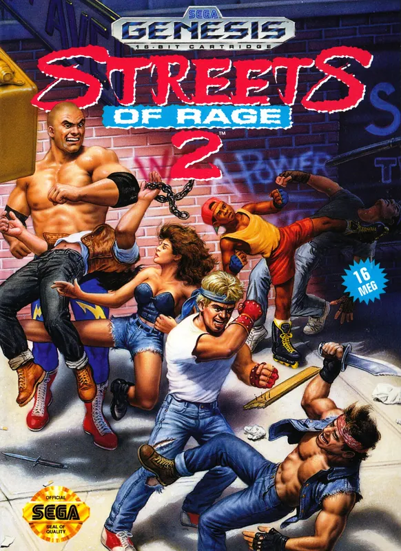 North America box art for Streets of Rage 2