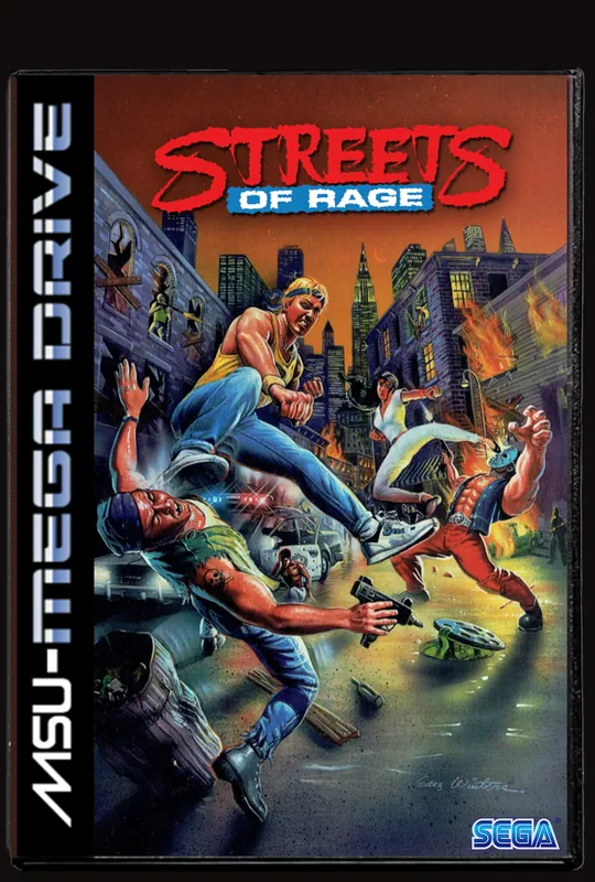 Europe box art for Streets of Rage
