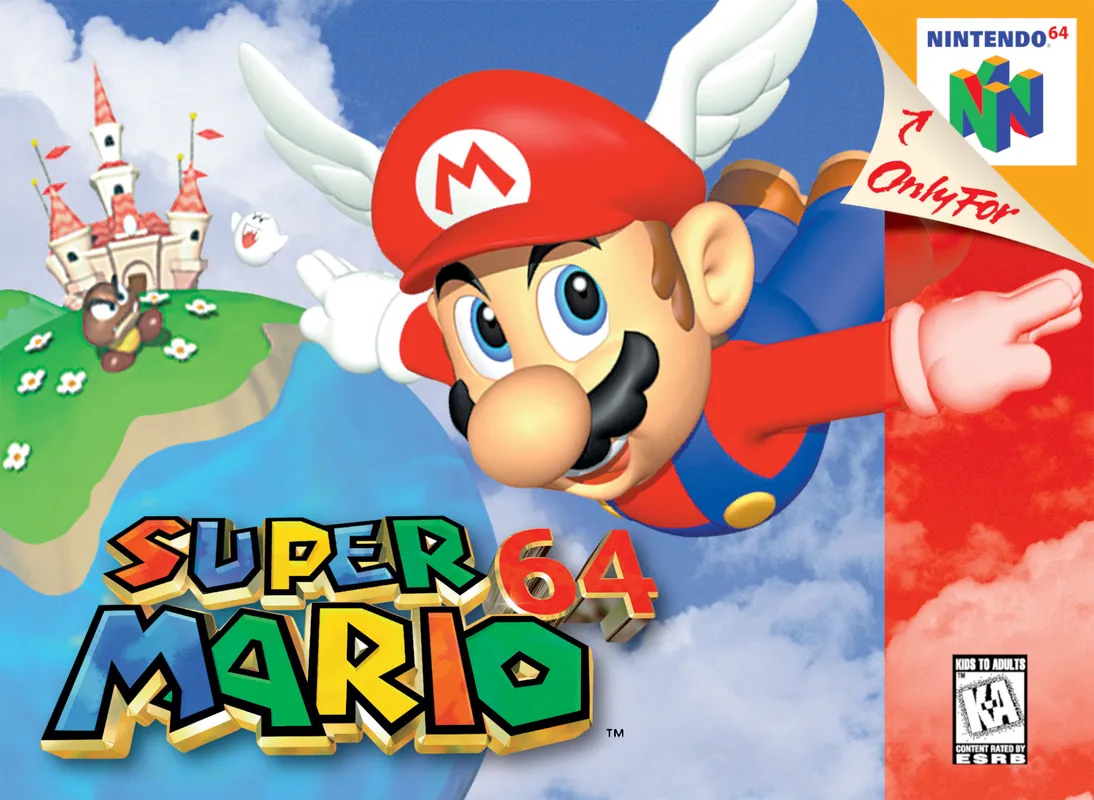North America box art for Super Mario 64