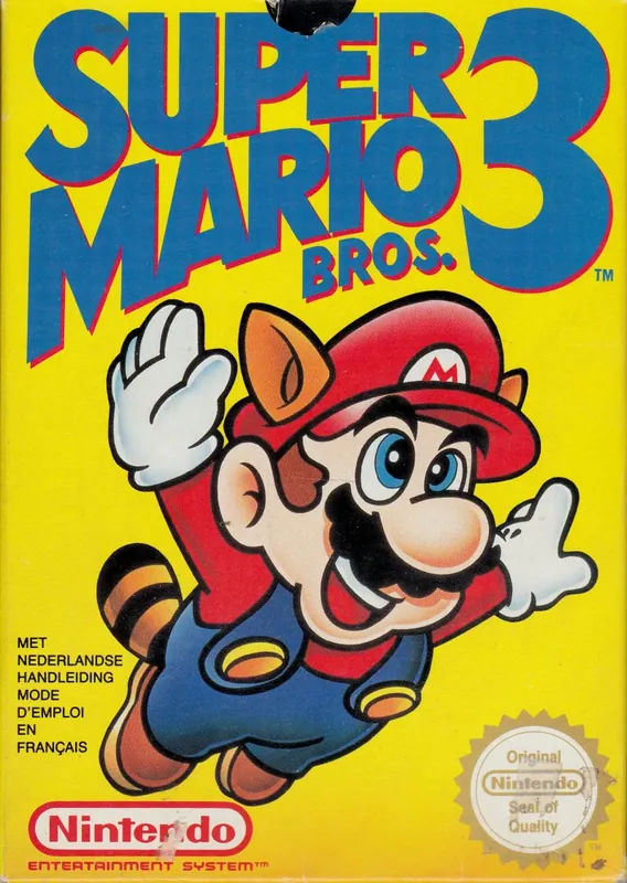 Europe box art for Super Mario Bros. 3