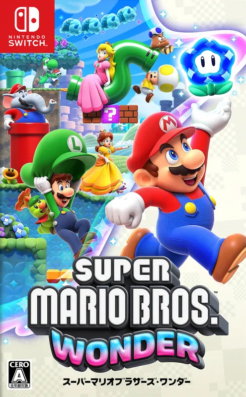 Japan box art for スーパーマリオブラザーズ ワンダー