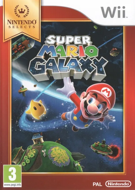Europe box art for Super Mario Galaxy