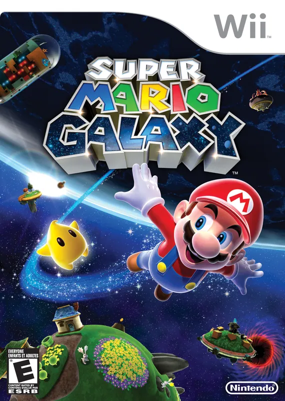 North America box art for Super Mario Galaxy