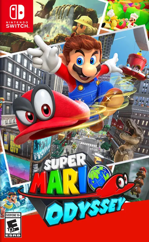 North America box art for Super Mario Odyssey
