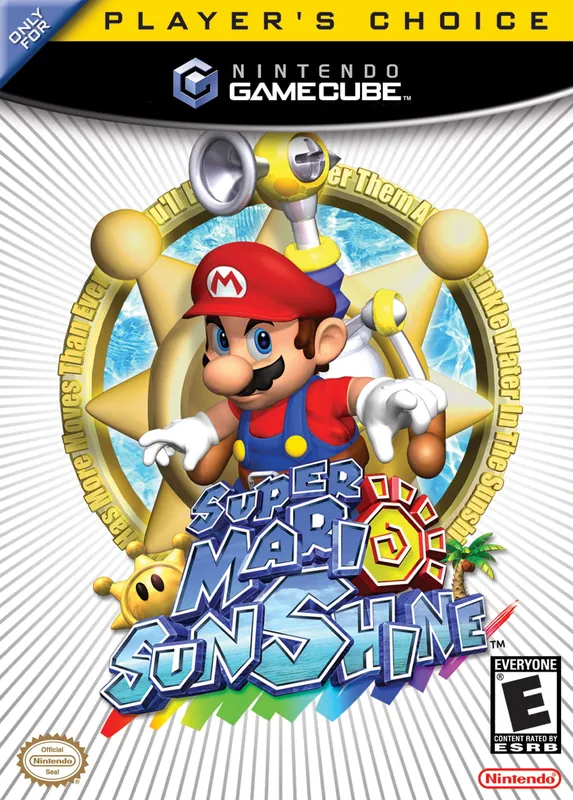 North America box art for Super Mario Sunshine