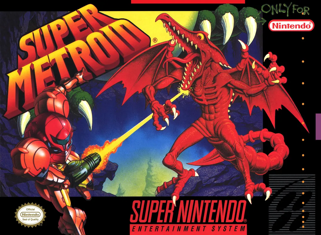 North America box art for Super Metroid