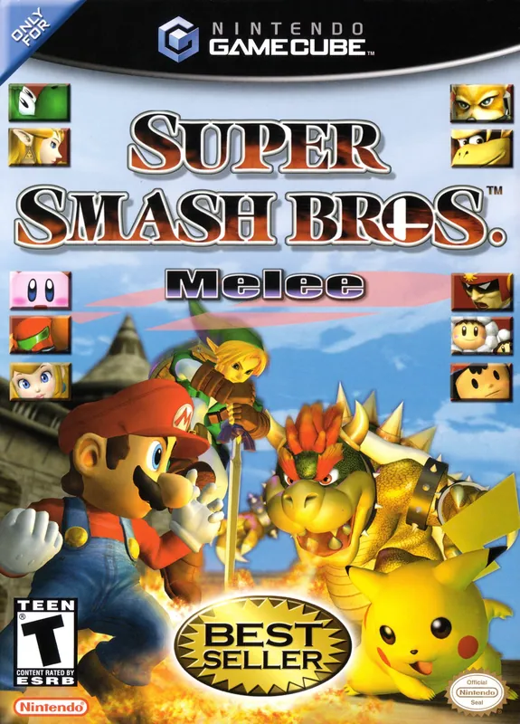 North America box art for Super Smash Bros. Melee