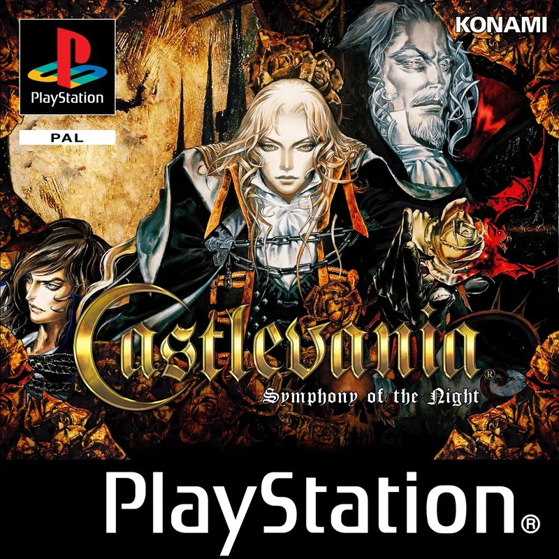 Europe box art for Castlevania: Symphony of the Night