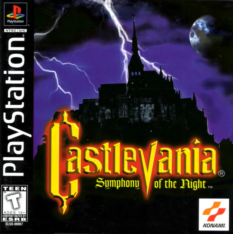 North America box art for Castlevania: Symphony of the Night