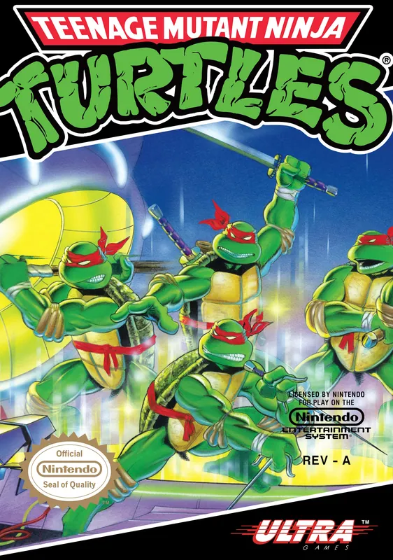 North America box art for Teenage Mutant Ninja Turtles