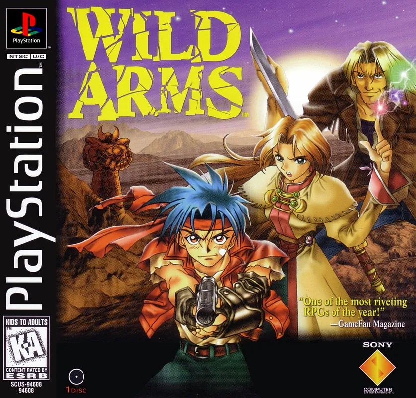North America box art for Wild Arms