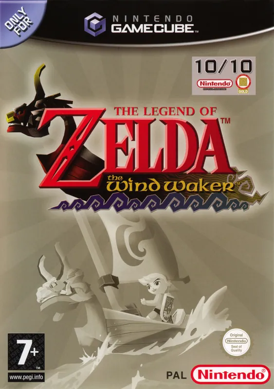 Europe box art for The Legend of Zelda: The Wind Waker