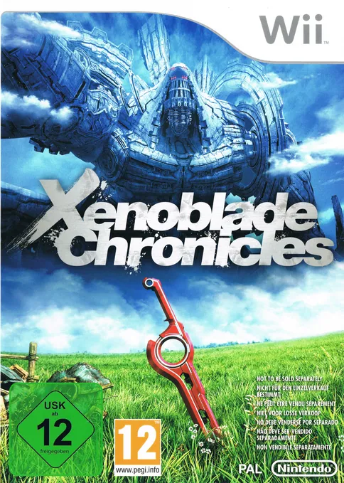 Europe box art for Xenoblade Chronicles