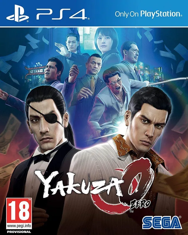 Europe box art for Yakuza 0